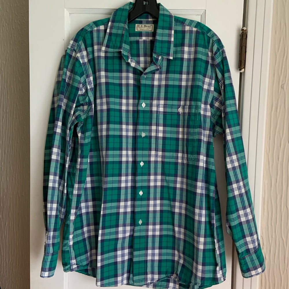 🎉 Host Pick! 🎉 Vintage L.L. Bean Long Sleeve Plaid Button Up